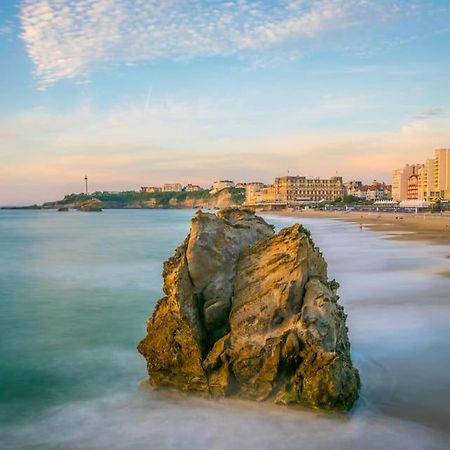 Ferienwohnung Studio Et Piscine Sur La Grande Plage Biarritz Exterior foto